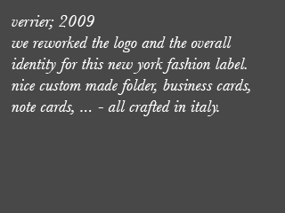 verrier identity caption
